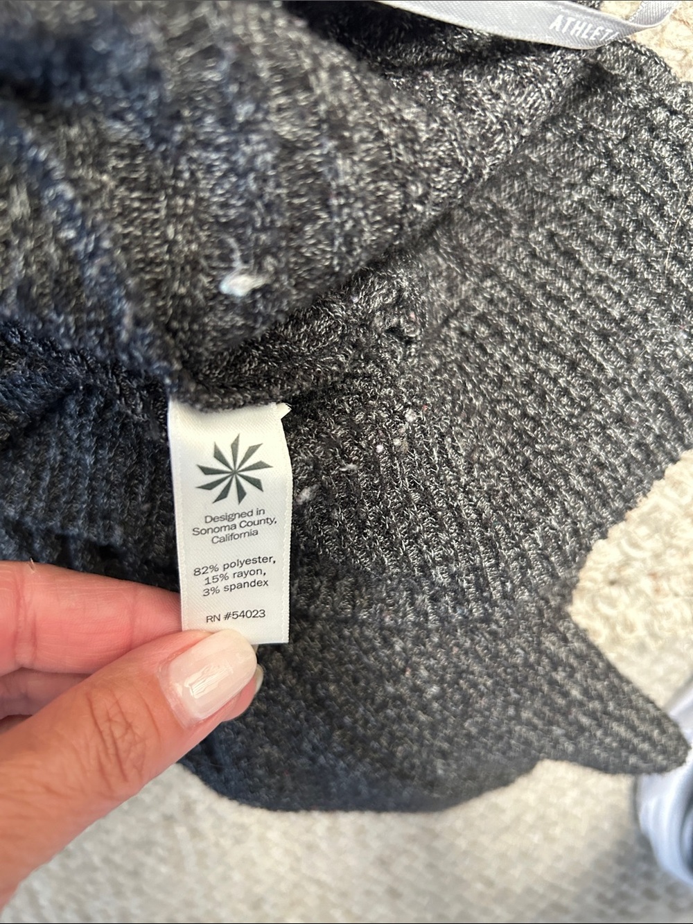 Athleta Charcoal Gray Women’s Sweater Cardigan